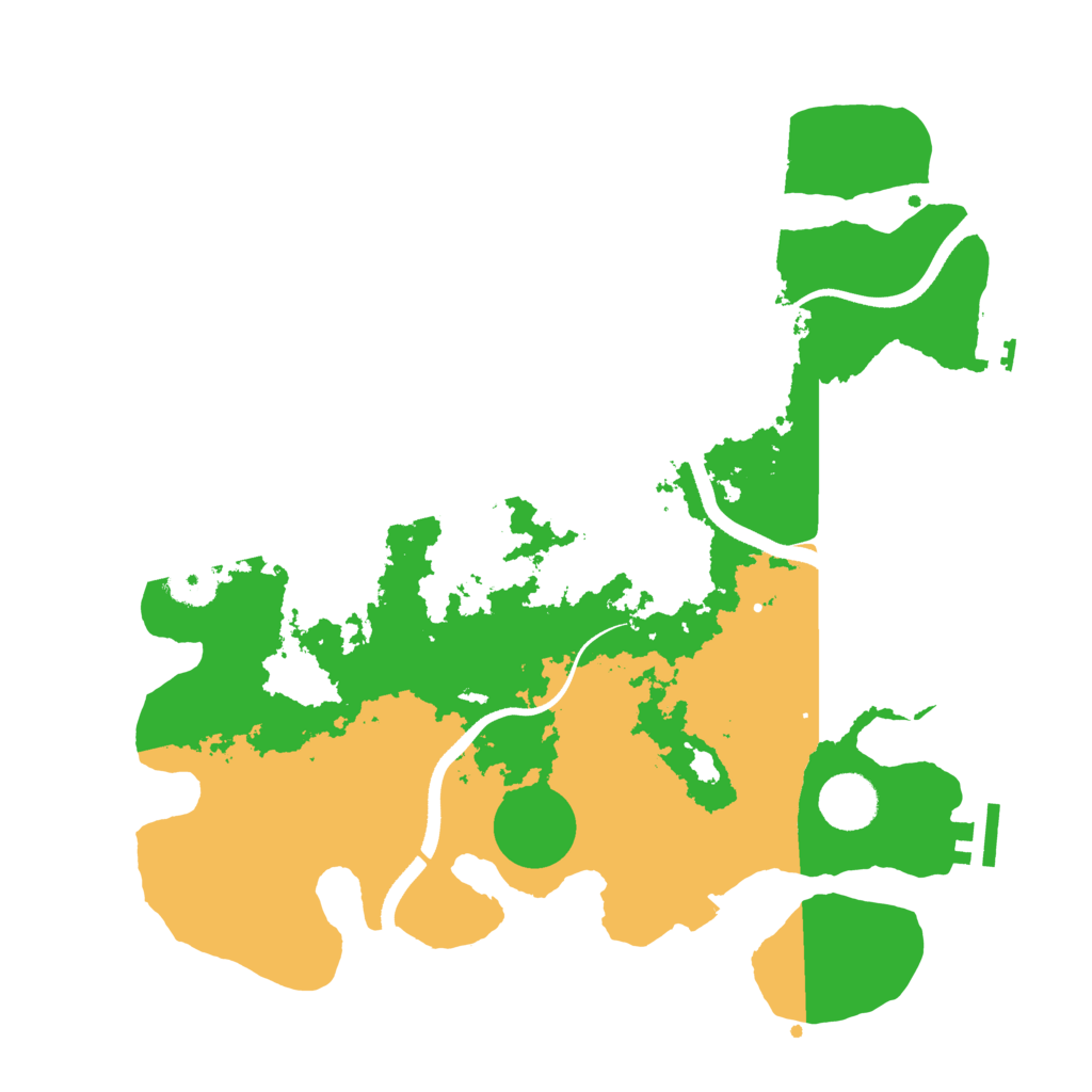 Biome Rust Map: Procedural Map, Size: 3500, Seed: 819358997