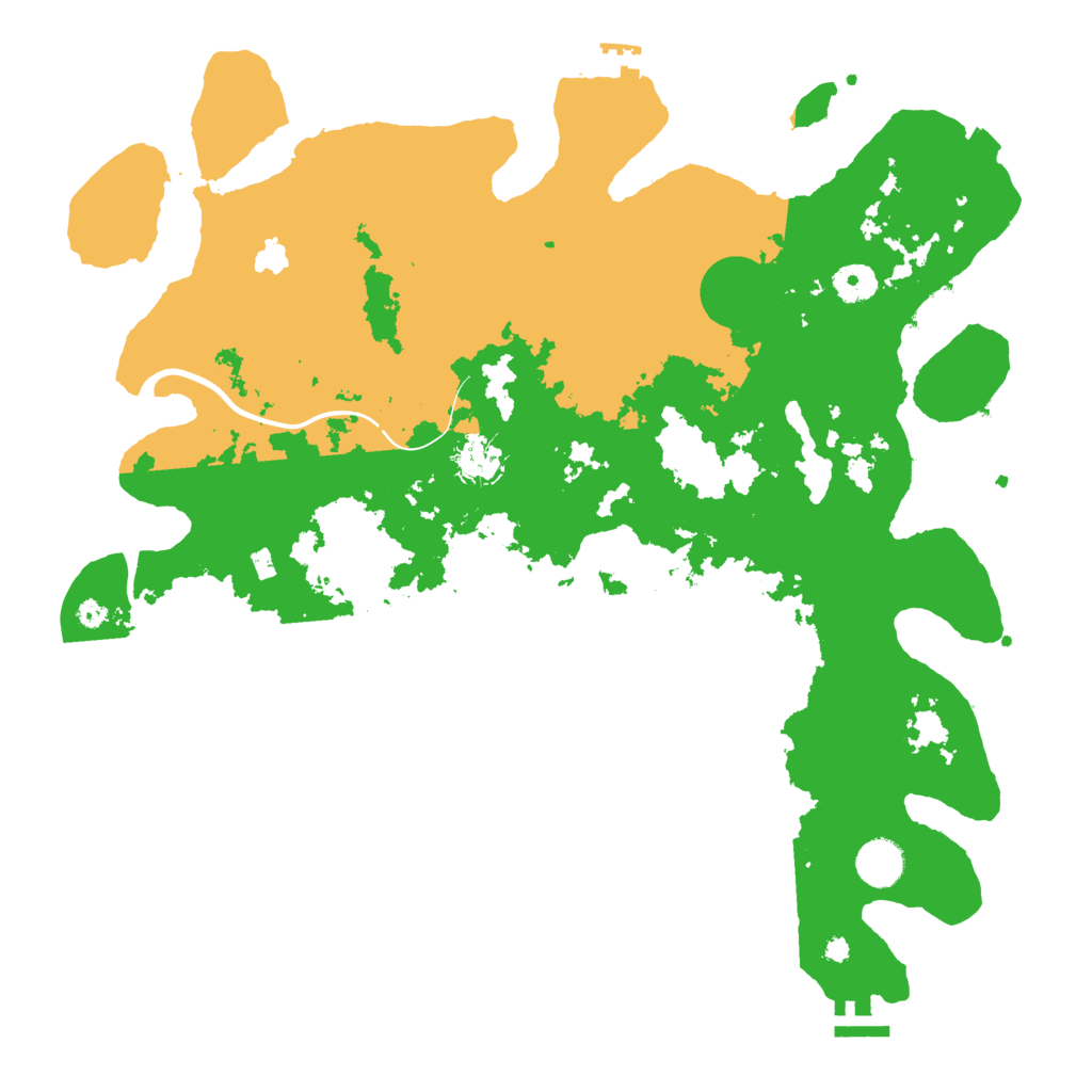 Biome Rust Map: Procedural Map, Size: 4000, Seed: 2110945226