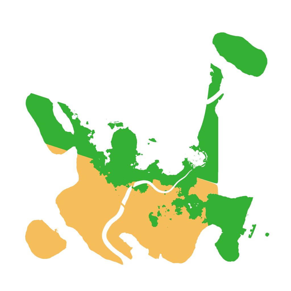 Biome Rust Map: Procedural Map, Size: 3000, Seed: 288814446