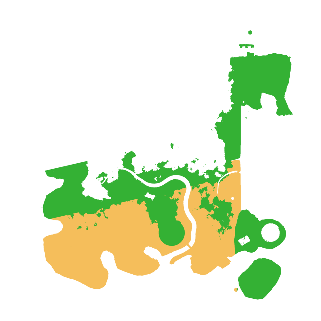 Biome Rust Map: Procedural Map, Size: 3250, Seed: 819358997