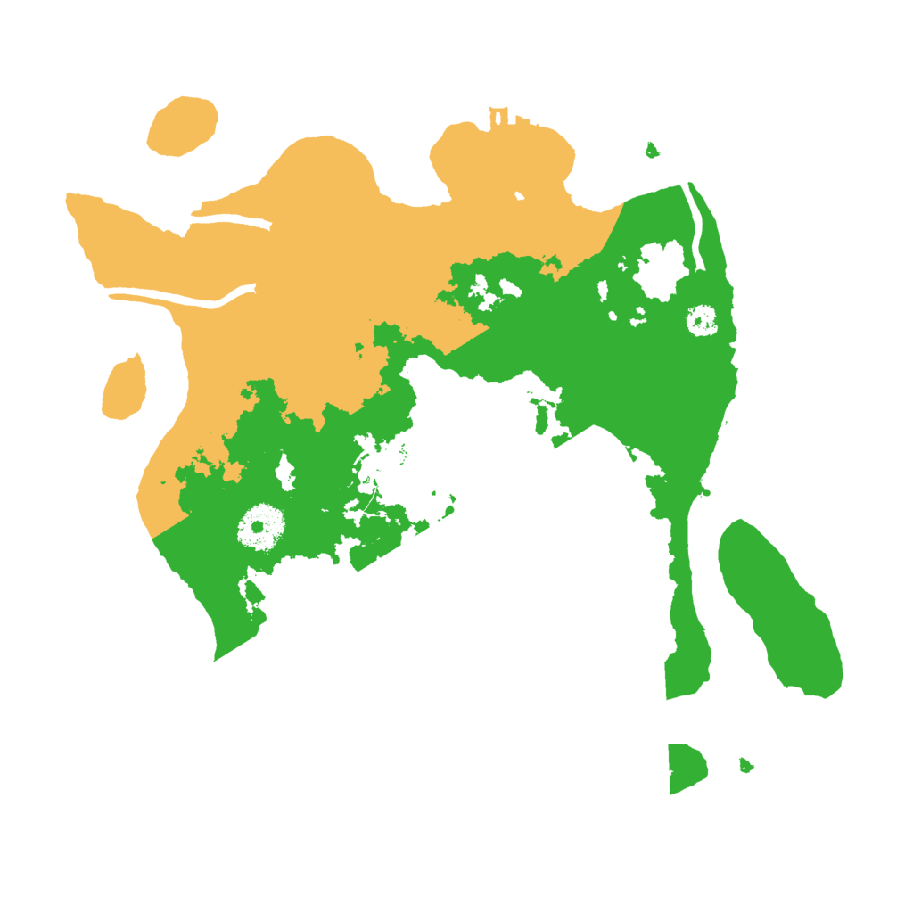 Biome Rust Map: Procedural Map, Size: 3000, Seed: 143758