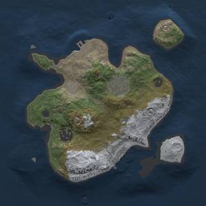 Thumbnail Rust Map: Procedural Map, Size: 2250, Seed: 1323501, 7 Monuments