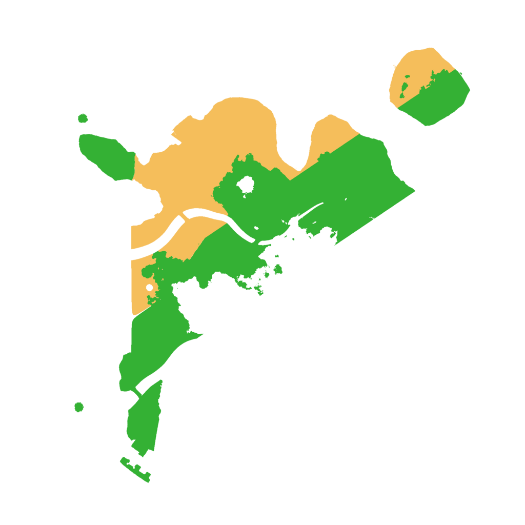 Biome Rust Map: Procedural Map, Size: 2250, Seed: 1323501