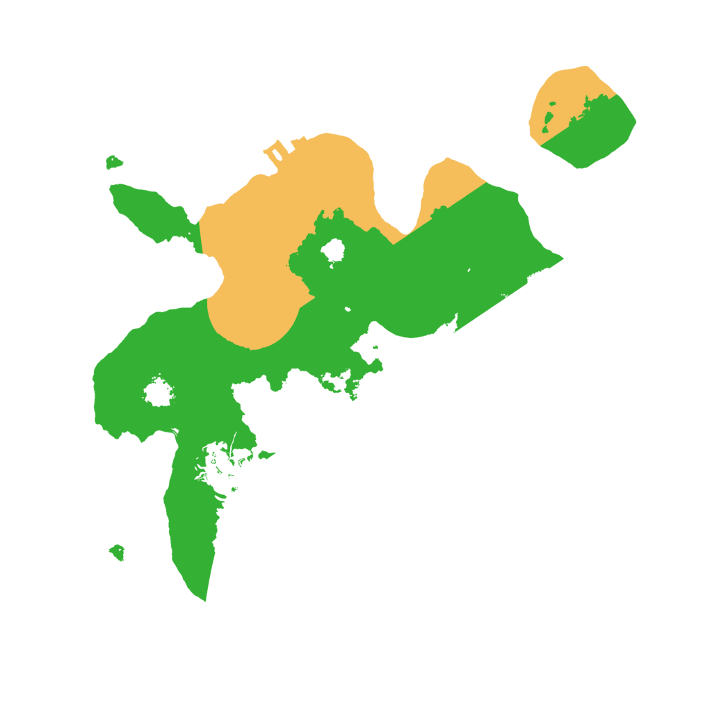 Biome Rust Map: Procedural Map, Size: 2250, Seed: 1323501