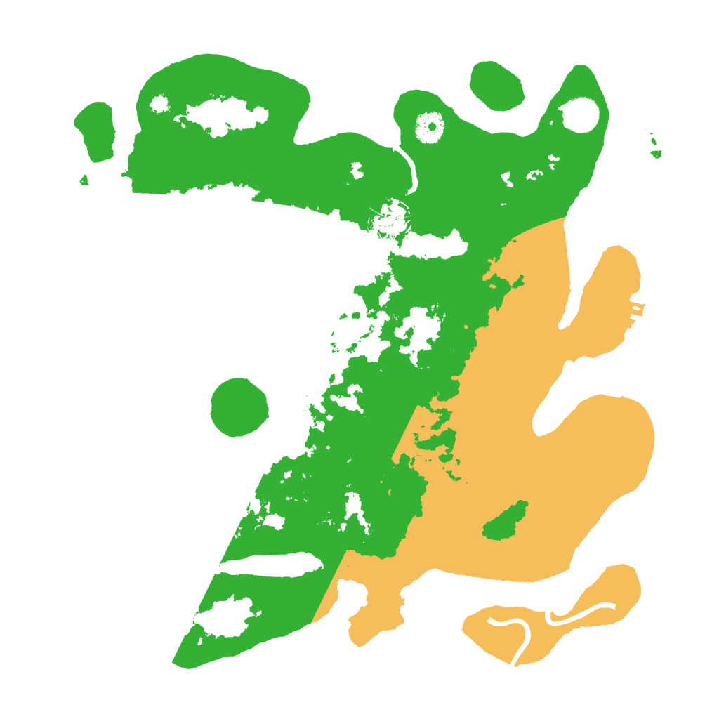 Biome Rust Map: Procedural Map, Size: 3550, Seed: 142482