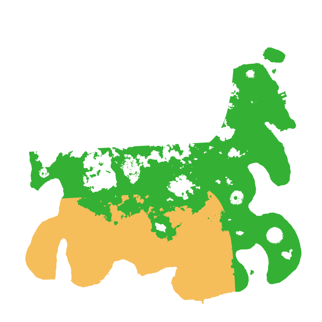 Biome Rust Map: Procedural Map, Size: 3500, Seed: 1283323604