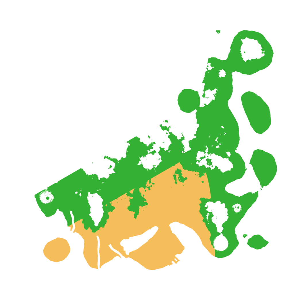 Biome Rust Map: Procedural Map, Size: 3500, Seed: 26345