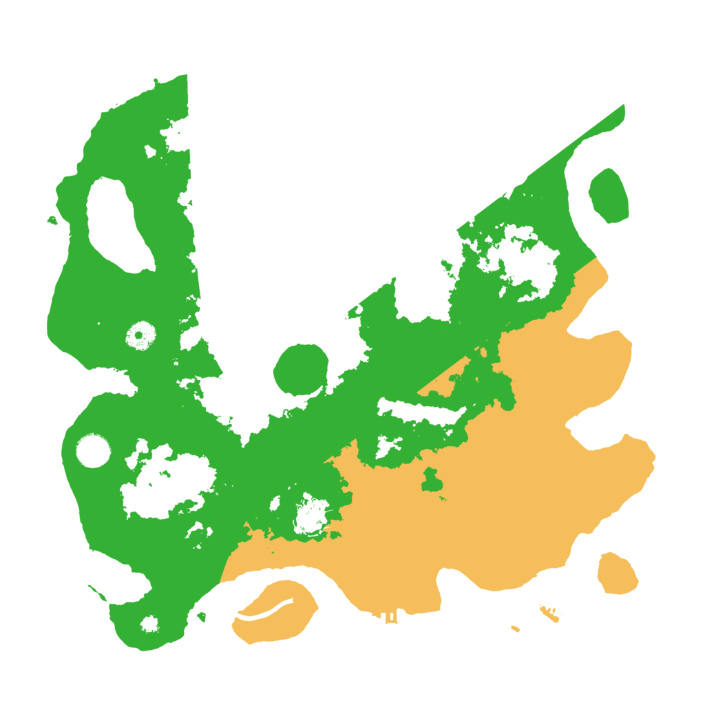 Biome Rust Map: Procedural Map, Size: 3700, Seed: 250536100