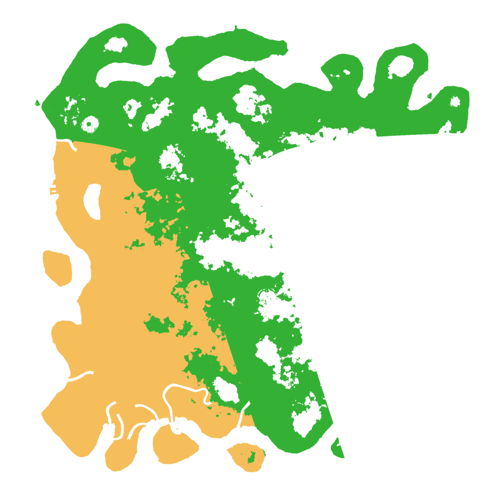 Biome Rust Map: Procedural Map, Size: 4500, Seed: 17043