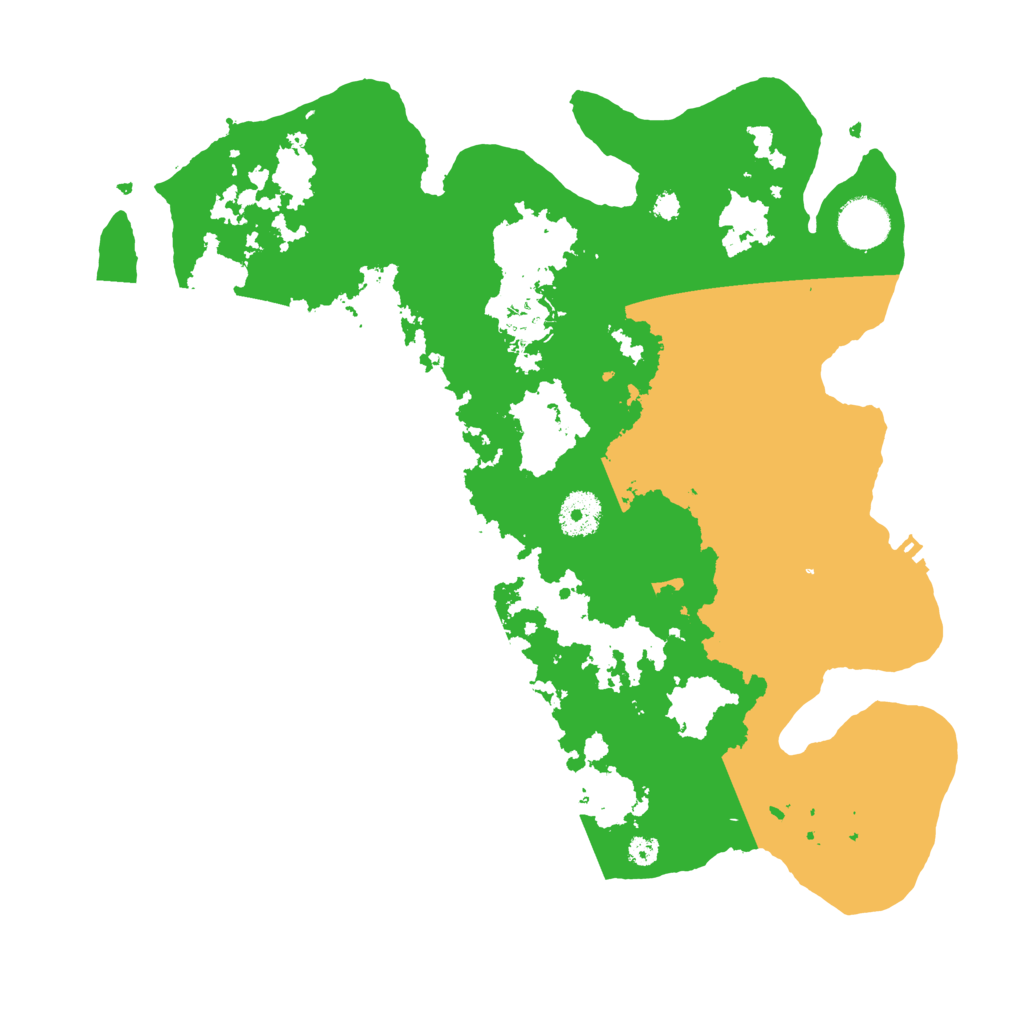 Biome Rust Map: Procedural Map, Size: 3500, Seed: 1762266590