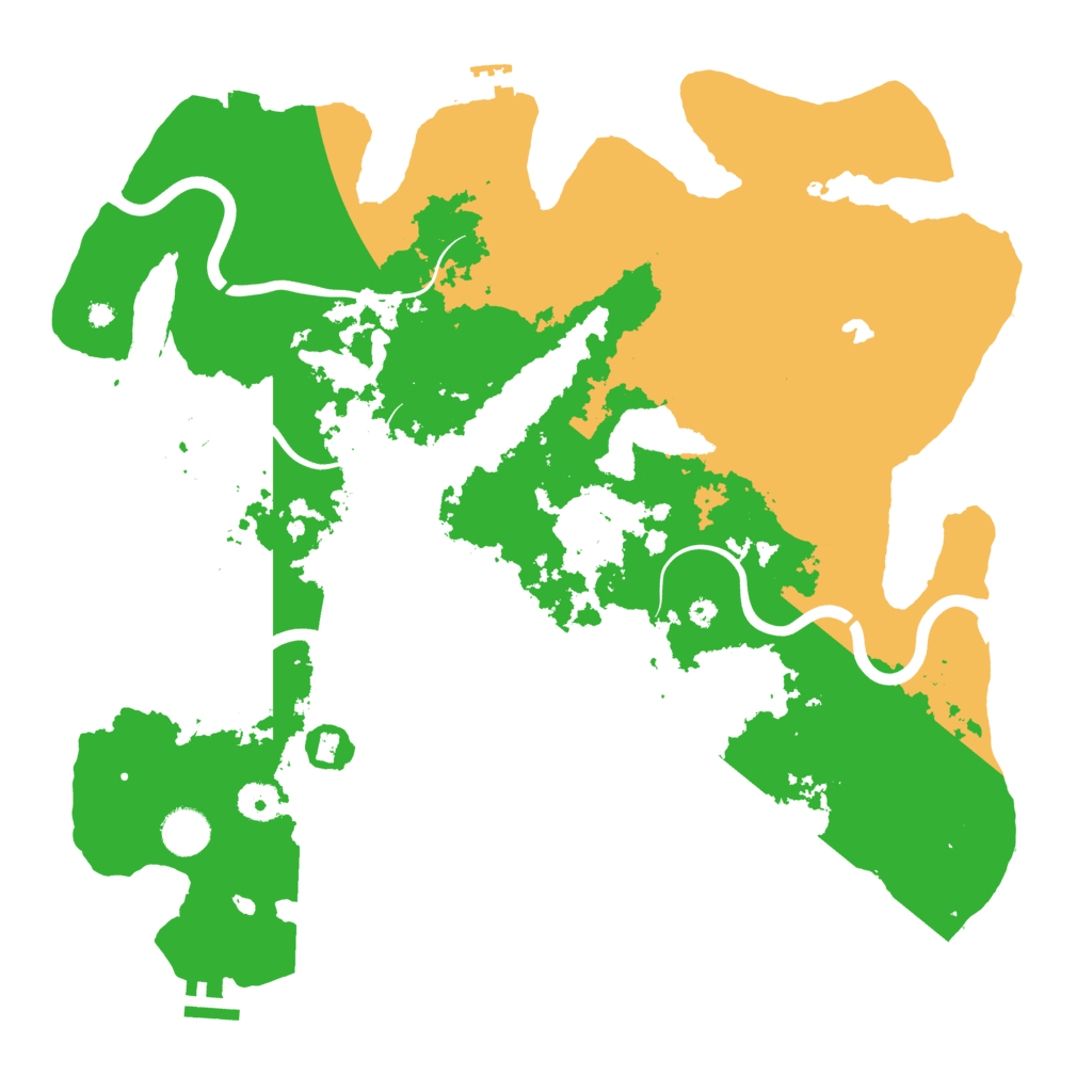 Biome Rust Map: Procedural Map, Size: 4000, Seed: 540933