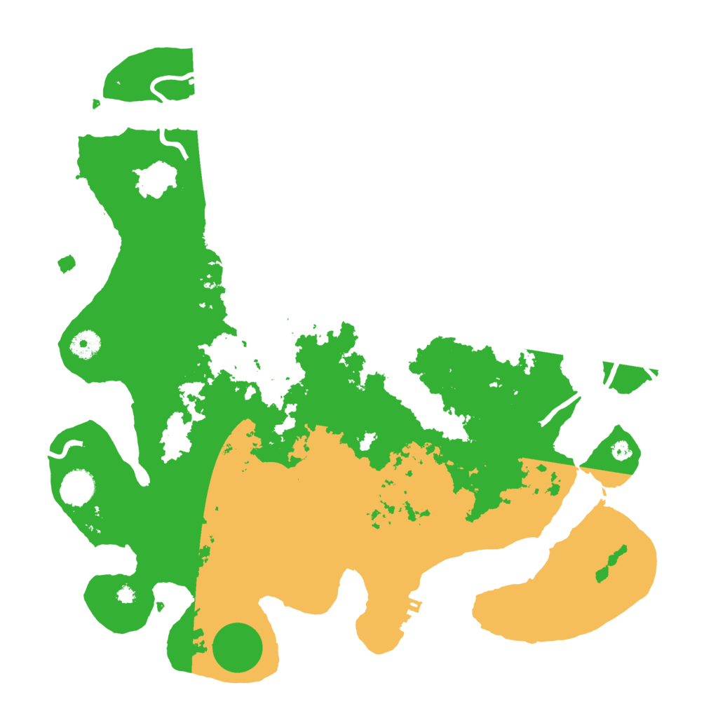 Biome Rust Map: Procedural Map, Size: 3800, Seed: 1949147606