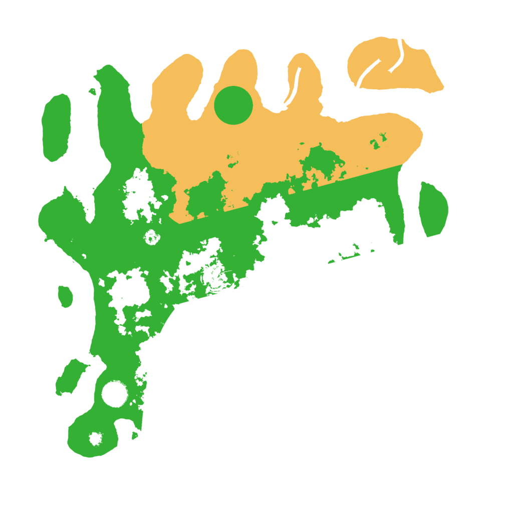 Biome Rust Map: Procedural Map, Size: 3500, Seed: 340976942