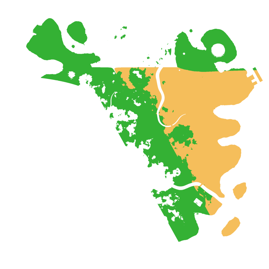 Biome Rust Map: Procedural Map, Size: 3500, Seed: 919758840