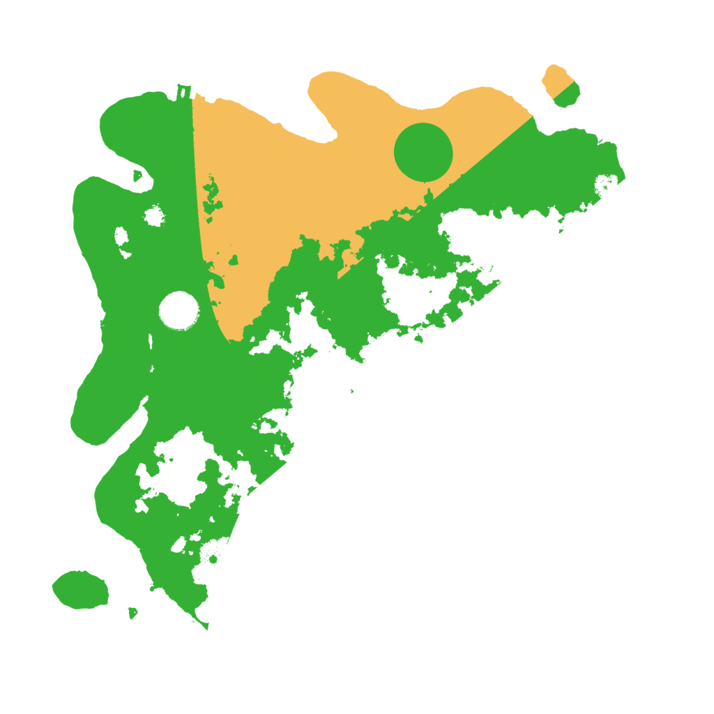 Biome Rust Map: Procedural Map, Size: 3250, Seed: 476043799