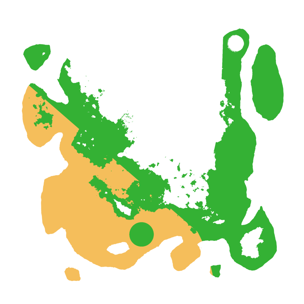 Biome Rust Map: Barren, Size: 3300, Seed: 621156159