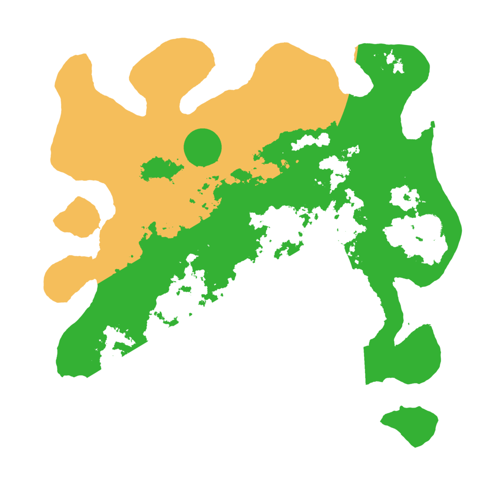 Biome Rust Map: Barren, Size: 3500, Seed: 732957146