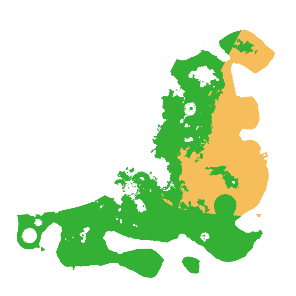 Biome Rust Map: Procedural Map, Size: 3500, Seed: 1642339249