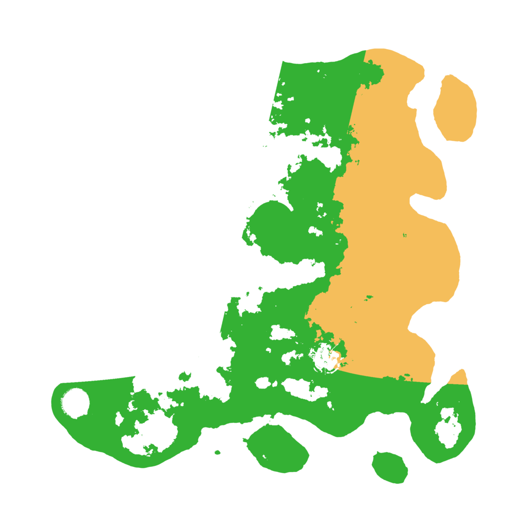 Biome Rust Map: Barren, Size: 3300, Seed: 948062356