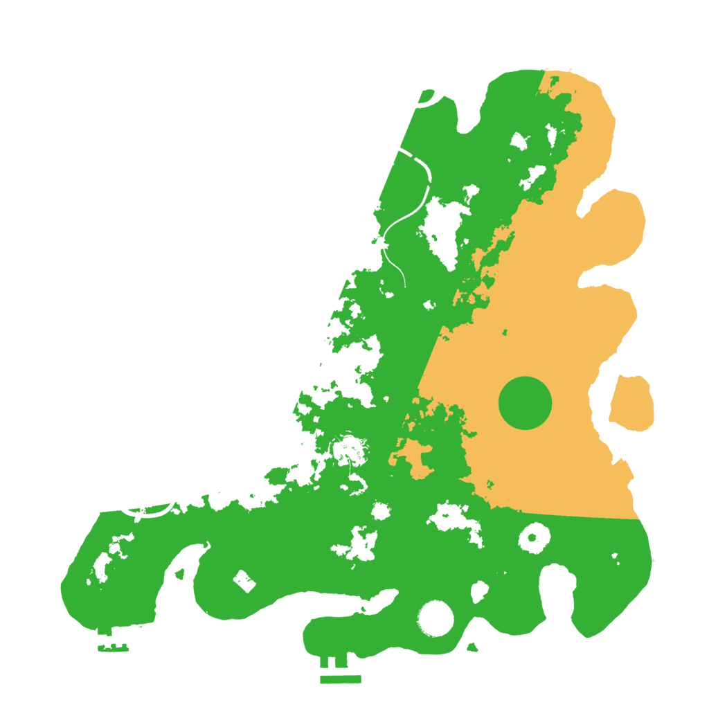 Biome Rust Map: Procedural Map, Size: 3500, Seed: 2052937781