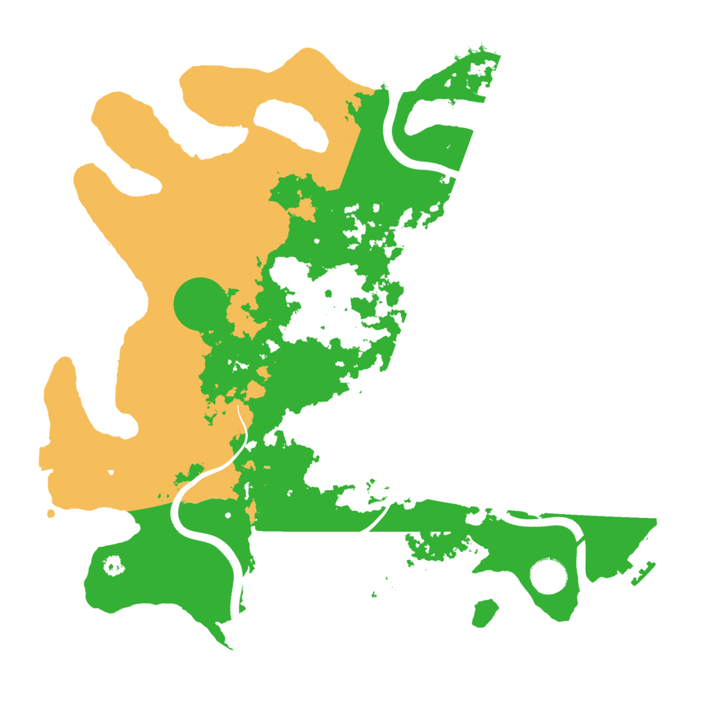 Biome Rust Map: Procedural Map, Size: 3500, Seed: 7974536