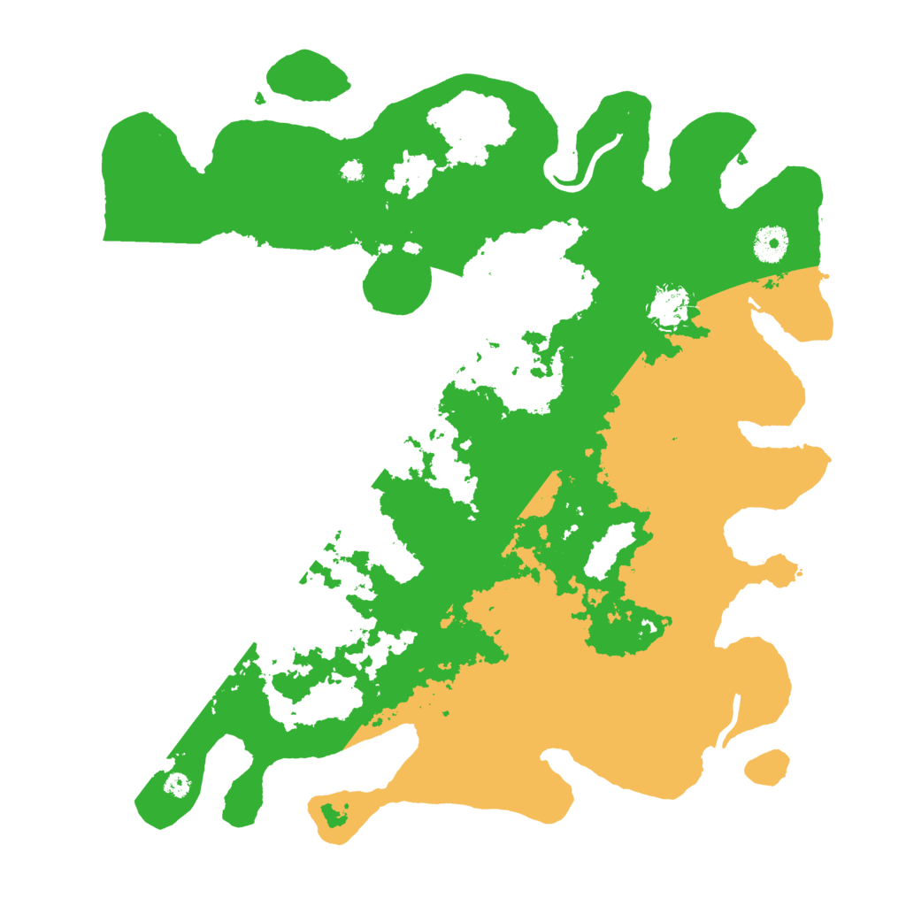 Biome Rust Map: Procedural Map, Size: 3800, Seed: 810406