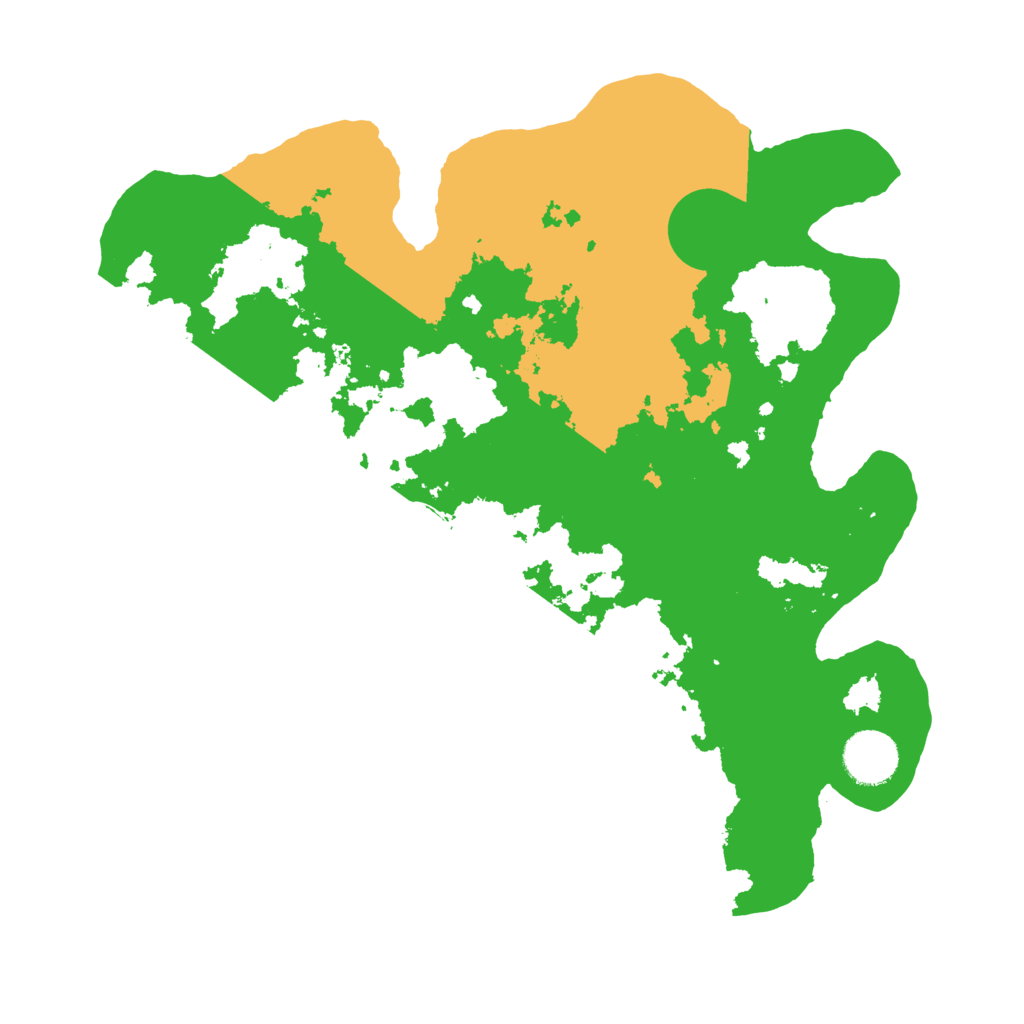 Biome Rust Map: Barren, Size: 3300, Seed: 551726274