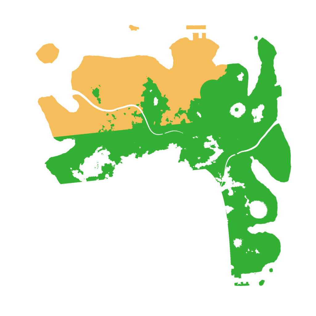 Biome Rust Map: Procedural Map, Size: 3250, Seed: 103843467