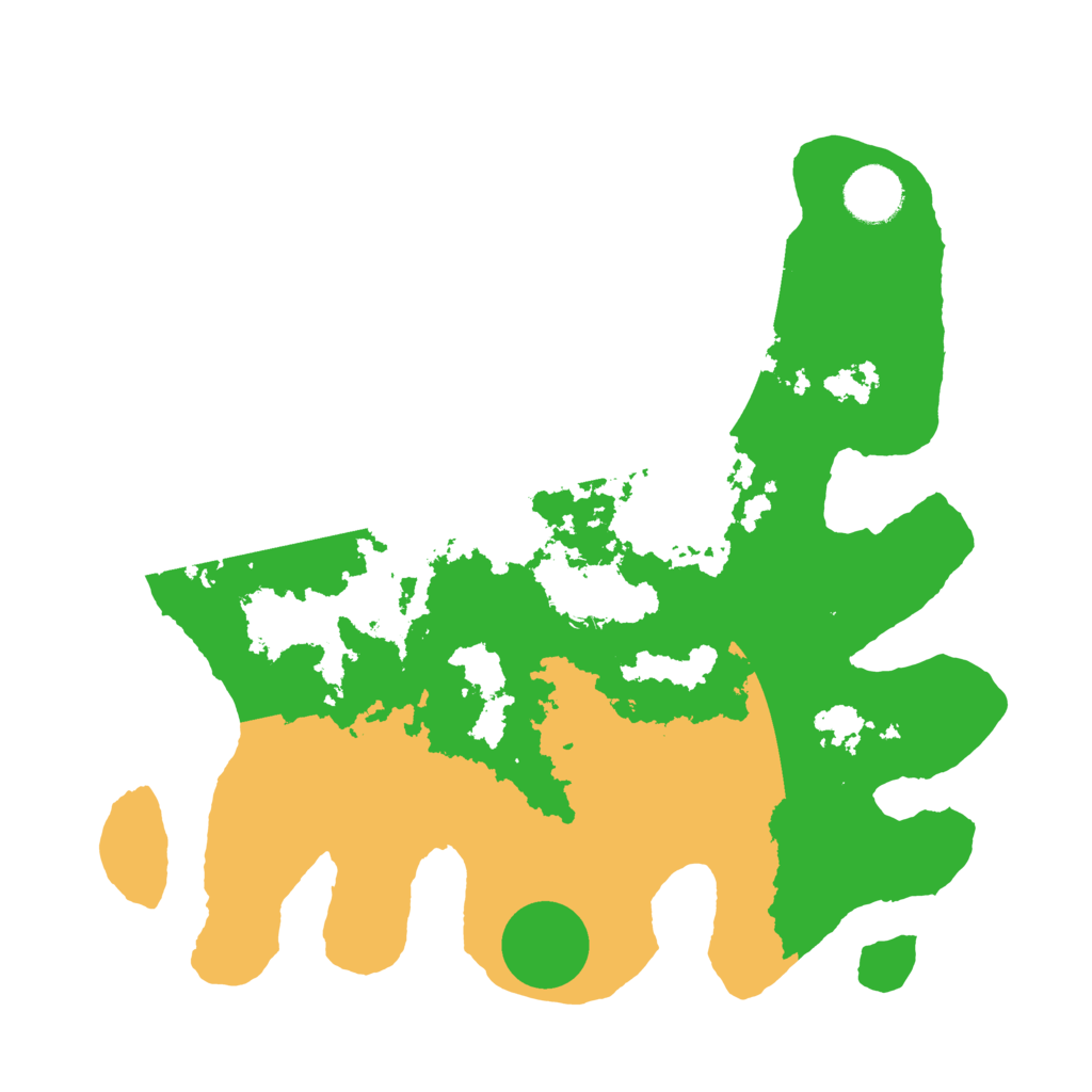 Biome Rust Map: Barren, Size: 3300, Seed: 577462884