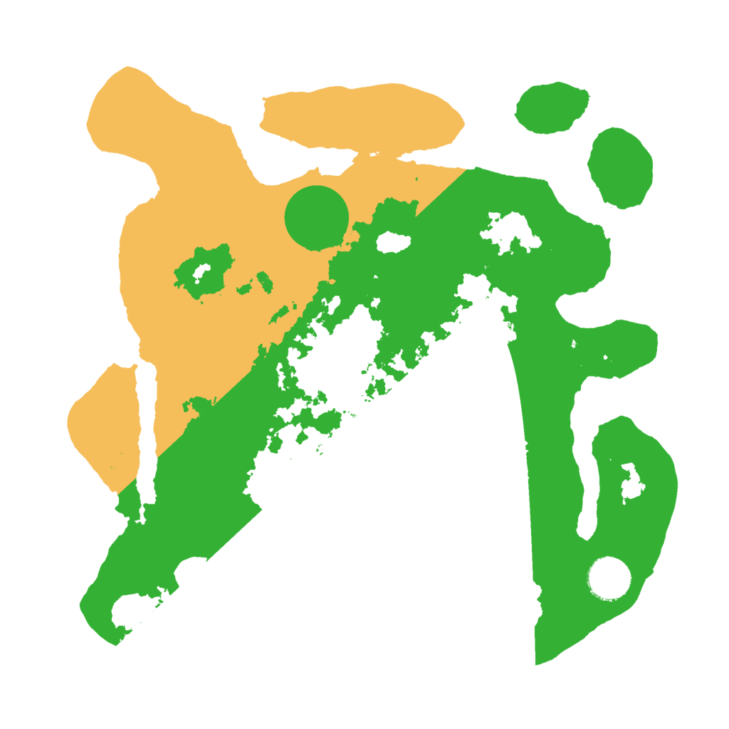 Biome Rust Map: Barren, Size: 3000, Seed: 207071274