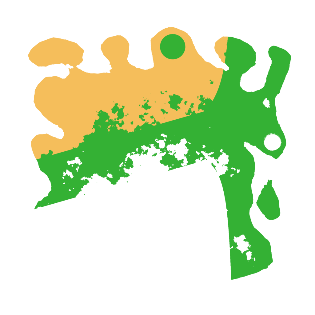 Biome Rust Map: Barren, Size: 3300, Seed: 288676790