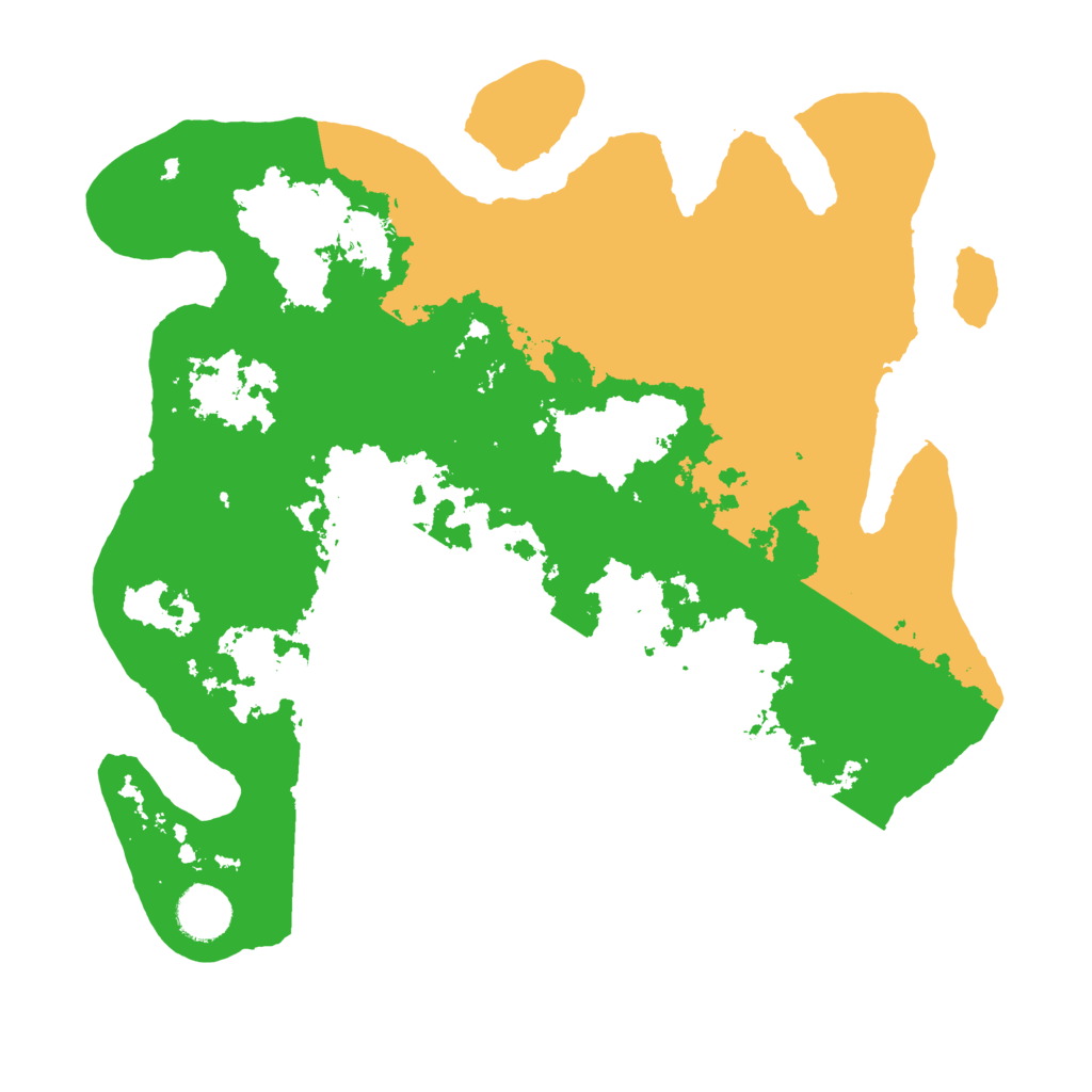 Biome Rust Map: Barren, Size: 3500, Seed: 828020522