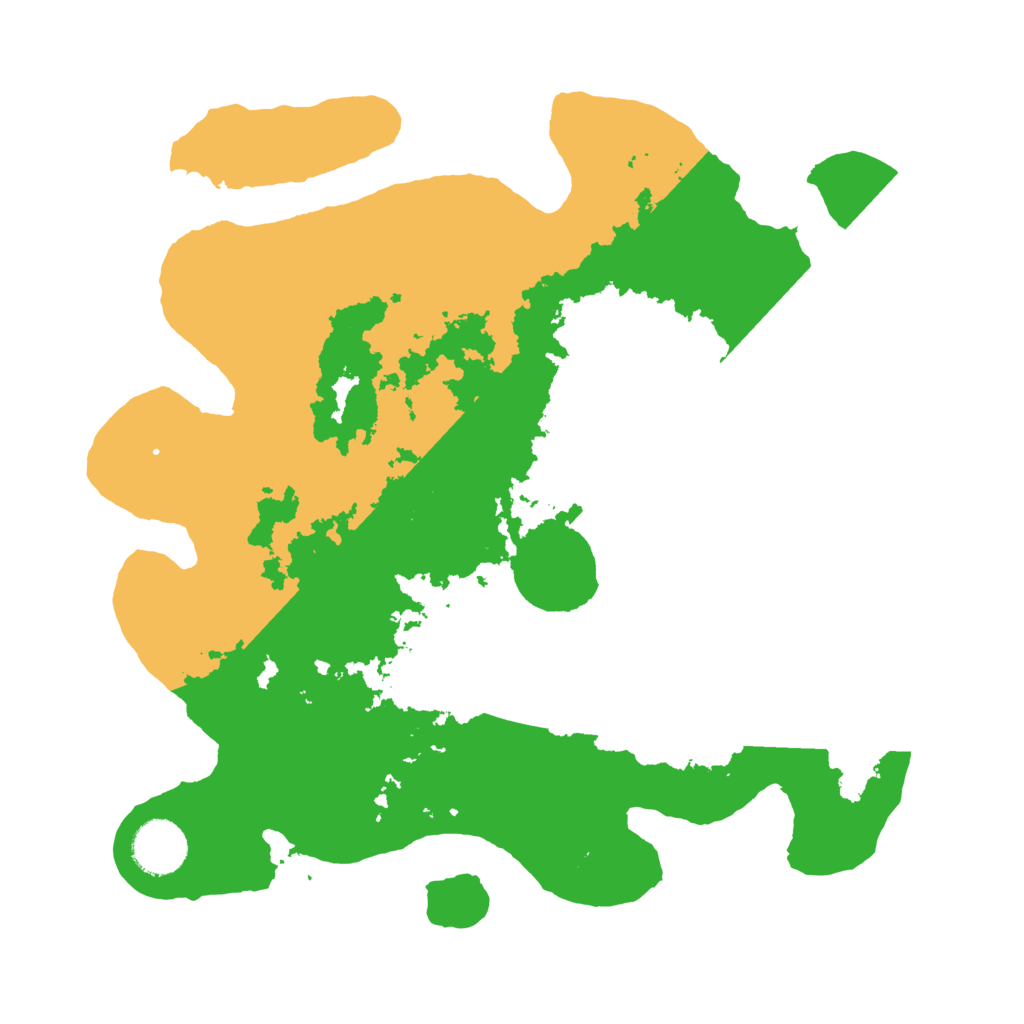 Biome Rust Map: Barren, Size: 3300, Seed: 592334437