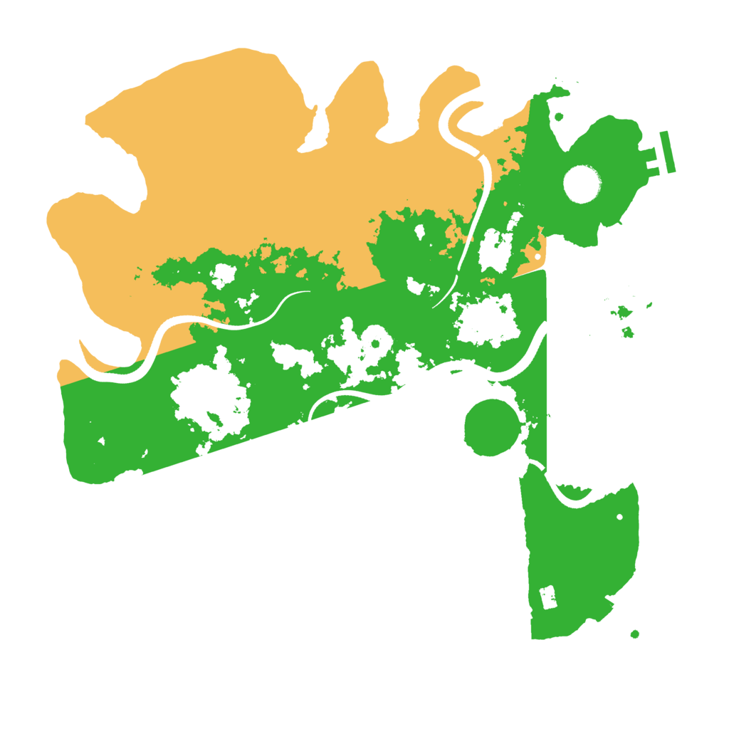 Biome Rust Map: Procedural Map, Size: 3500, Seed: 1802944895