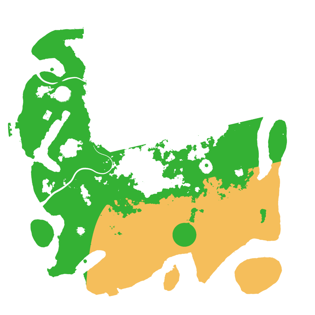 Biome Rust Map: Procedural Map, Size: 3500, Seed: 1063022106