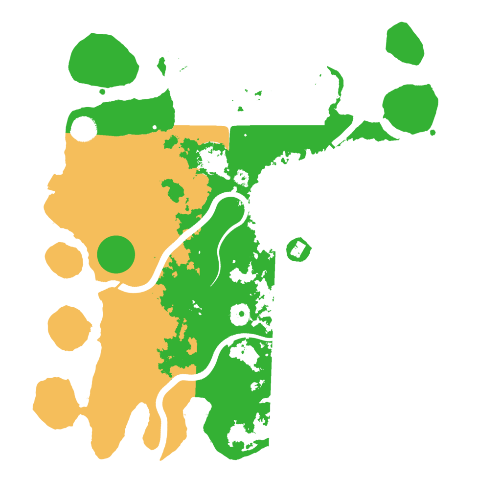 Biome Rust Map: Procedural Map, Size: 3500, Seed: 512627612