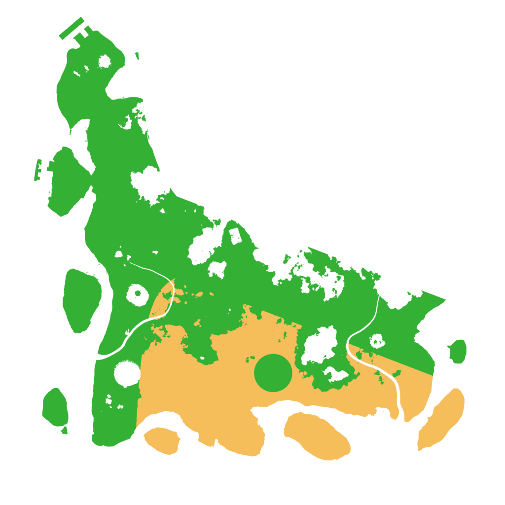 Biome Rust Map: Procedural Map, Size: 3500, Seed: 763632515