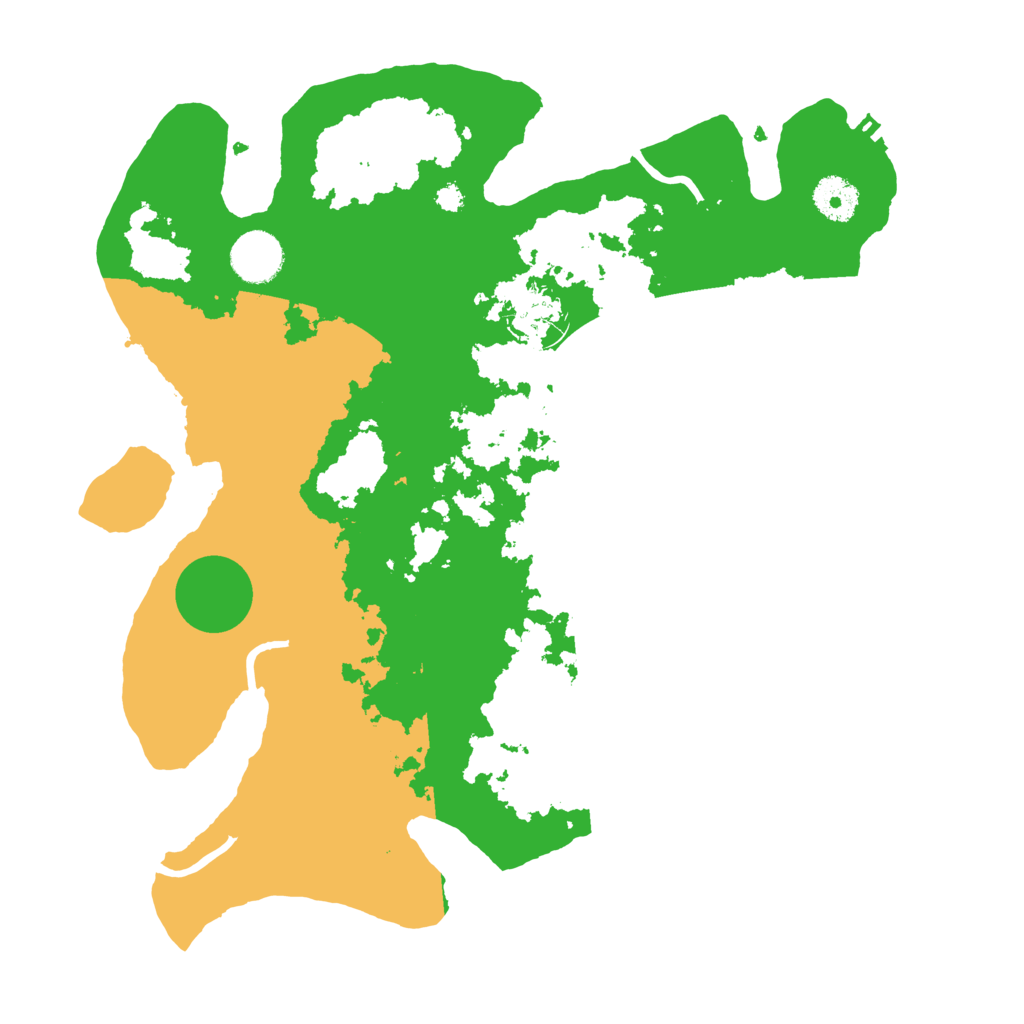 Biome Rust Map: Procedural Map, Size: 3500, Seed: 1474607458