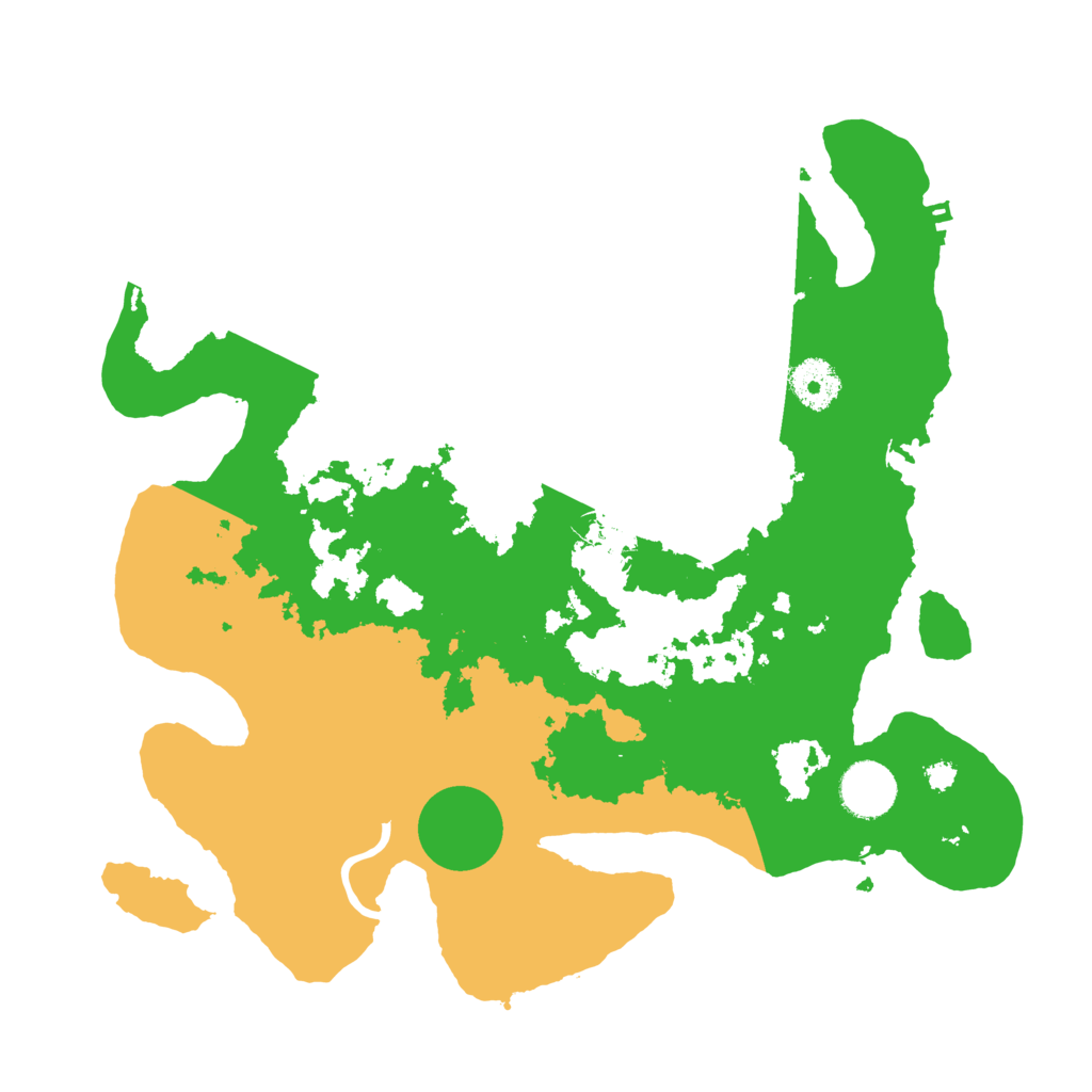 Biome Rust Map: Procedural Map, Size: 3400, Seed: 909071645