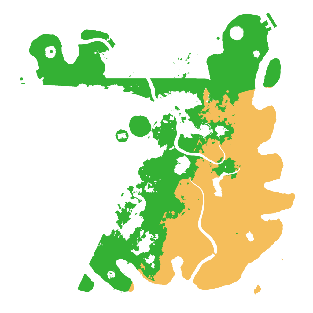 Biome Rust Map: Procedural Map, Size: 4000, Seed: 1628333995
