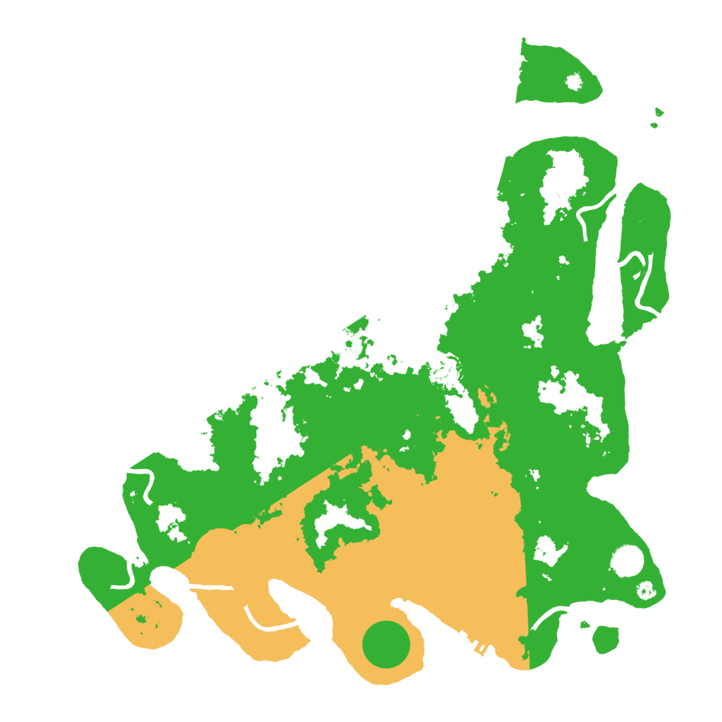 Biome Rust Map: Procedural Map, Size: 4000, Seed: 25686