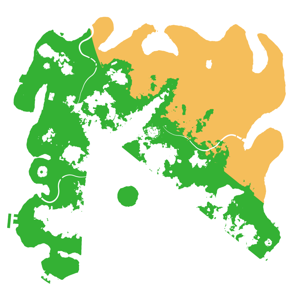 Biome Rust Map: Procedural Map, Size: 4250, Seed: 540933