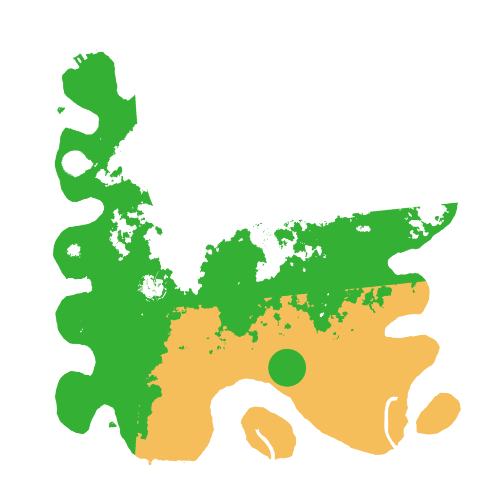 Biome Rust Map: Procedural Map, Size: 3500, Seed: 125235445