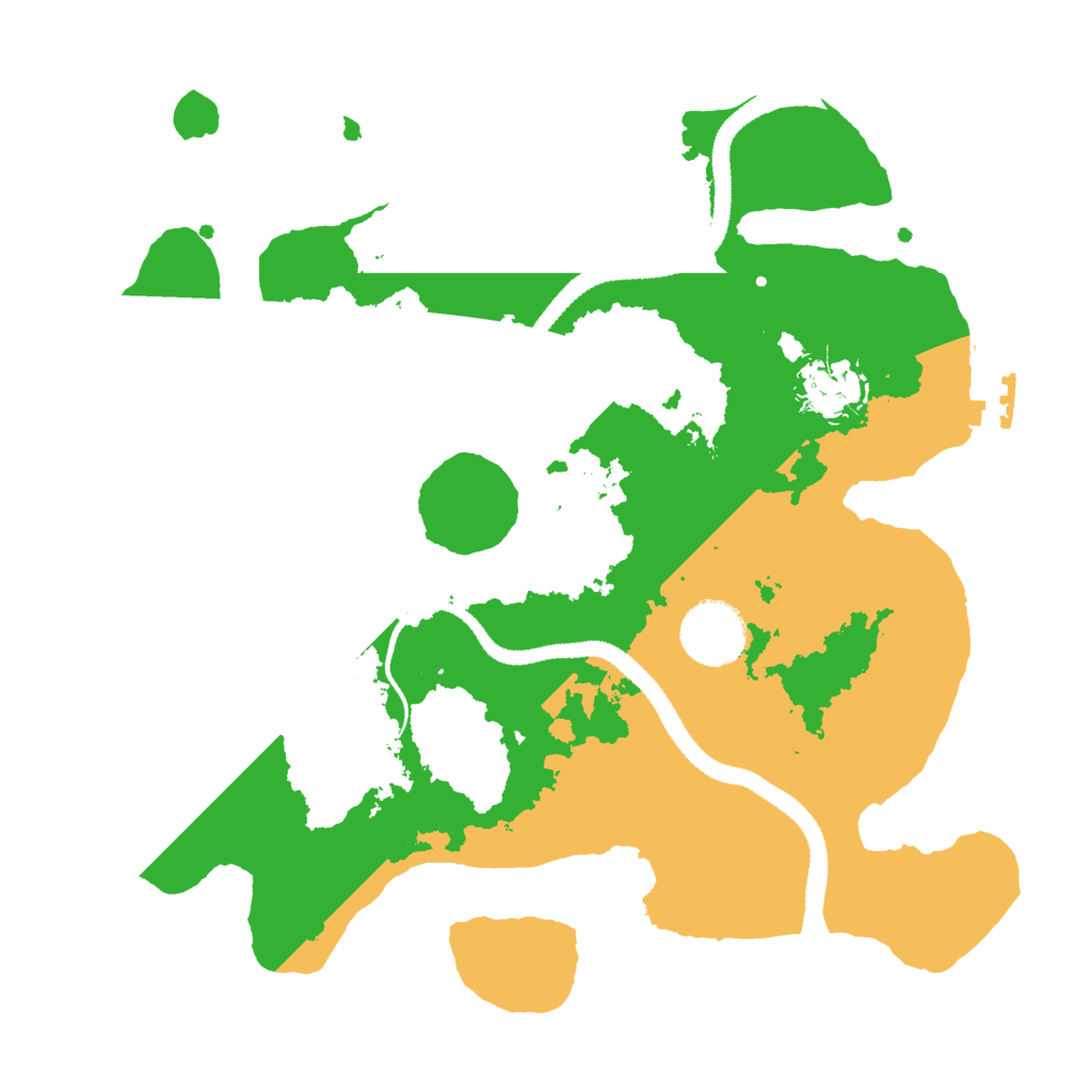 Biome Rust Map: Procedural Map, Size: 3000, Seed: 777070764