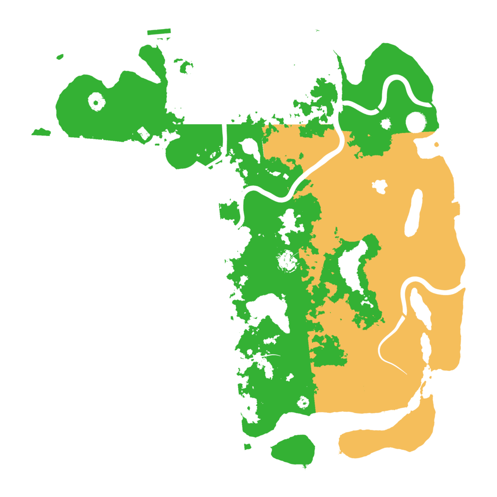Biome Rust Map: Procedural Map, Size: 4300, Seed: 17777