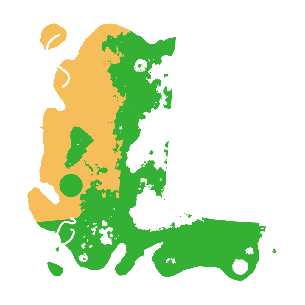 Biome Rust Map: Procedural Map, Size: 3500, Seed: 450474828