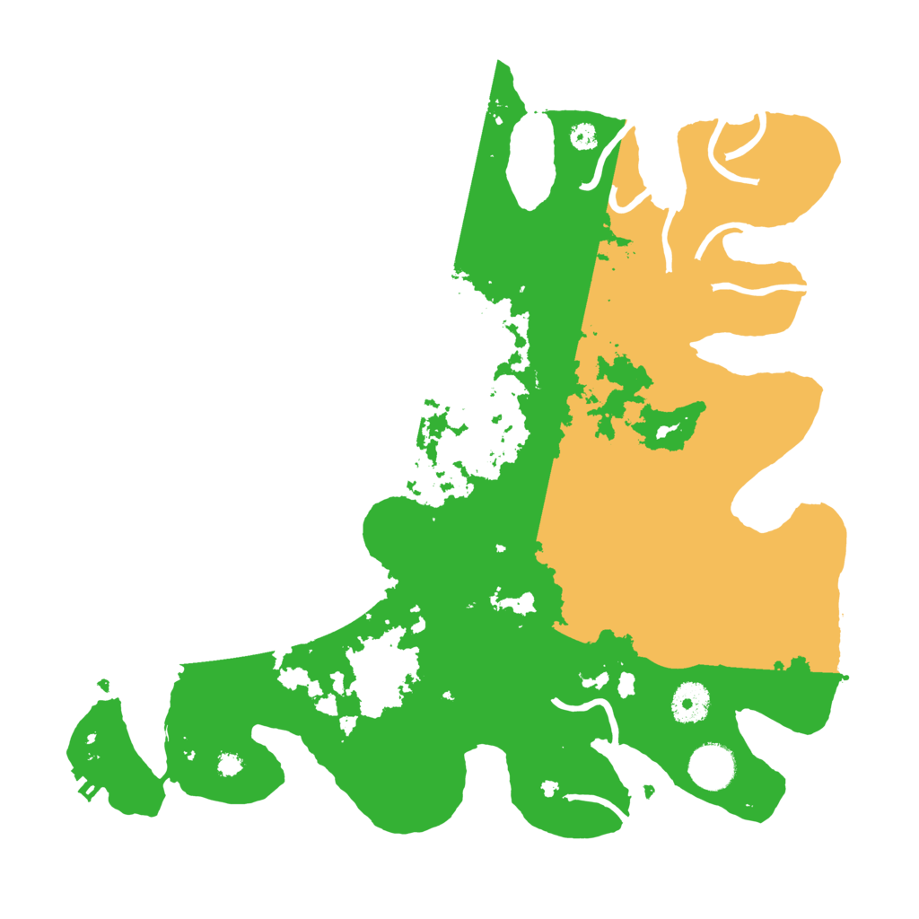 Biome Rust Map: Procedural Map, Size: 3500, Seed: 117516373