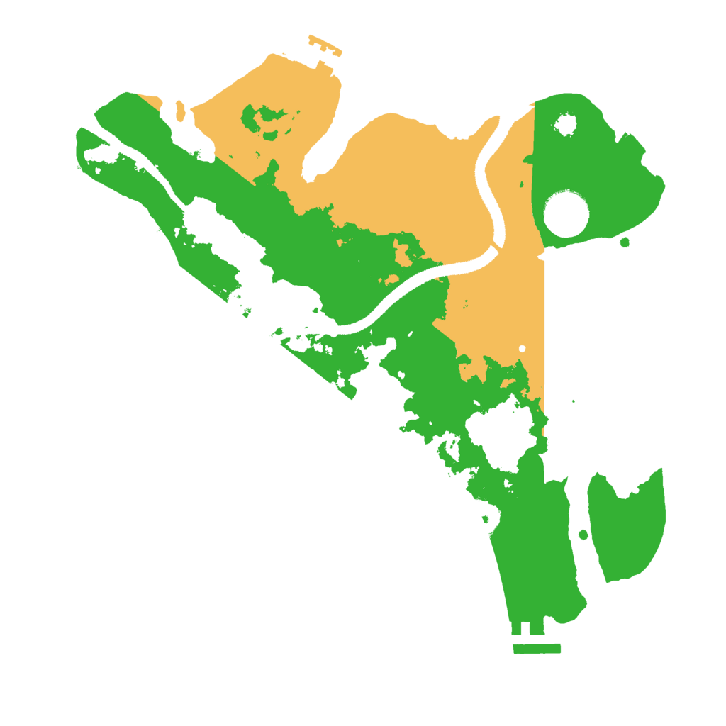 Biome Rust Map: Procedural Map, Size: 3000, Seed: 14580
