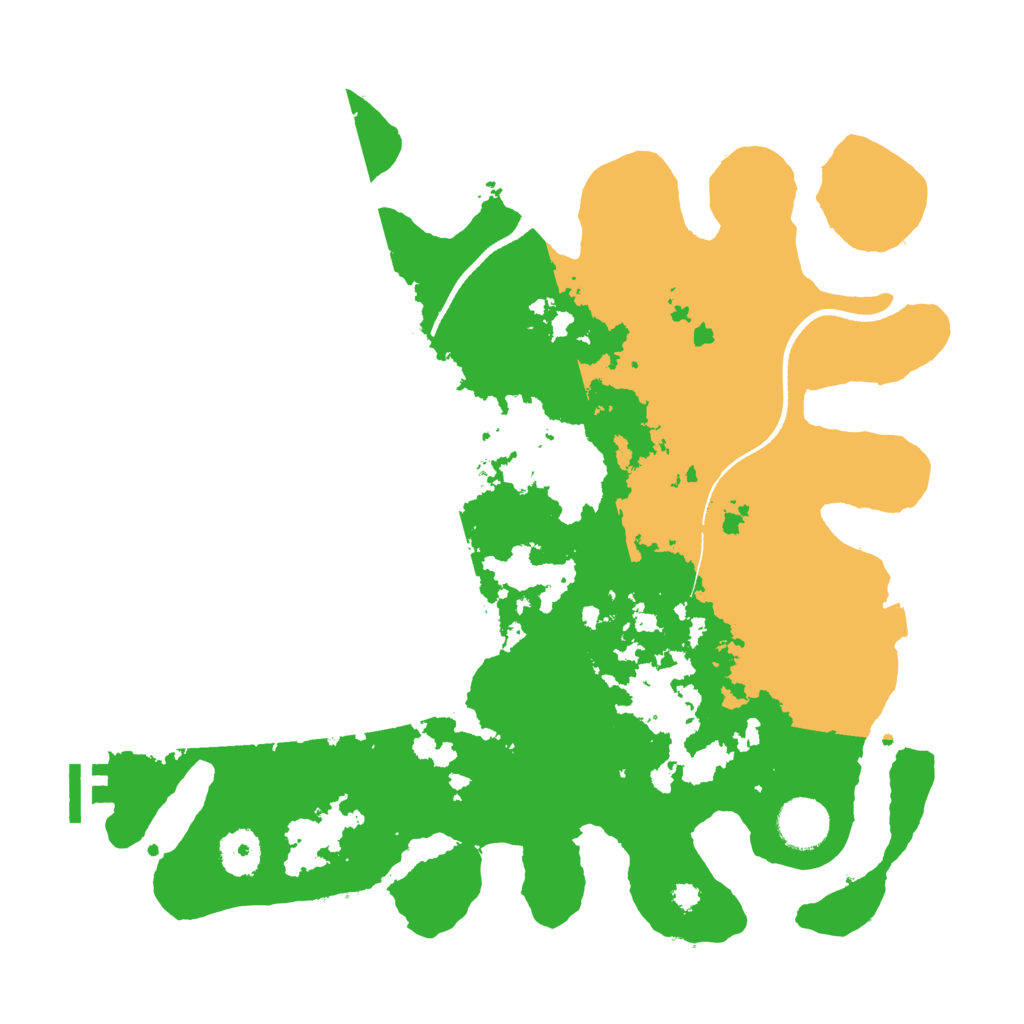 Biome Rust Map: Procedural Map, Size: 3500, Seed: 2624789
