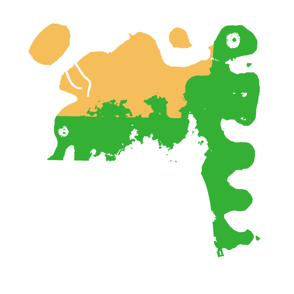 Biome Rust Map: Procedural Map, Size: 3000, Seed: 2107956